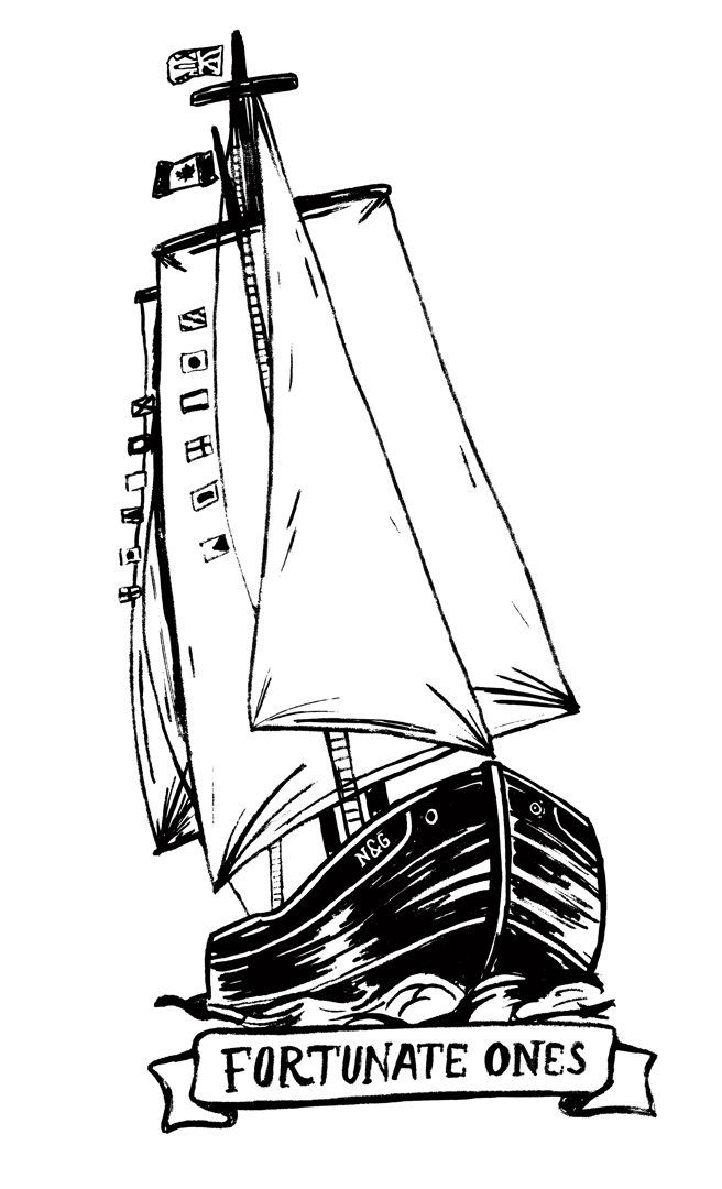T Shirt - Tall Ship